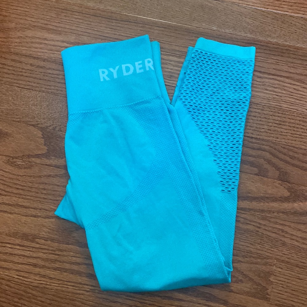 Ryderwear teal leggings